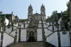 Escala barroca dels 5 sentits a Braga.